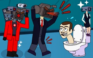 Image Skibidi Toilet and Titans